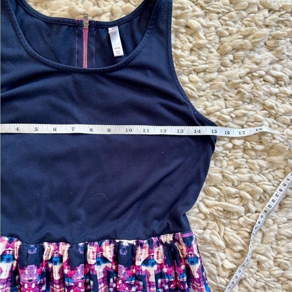 Y2K sleeveless dress M geometric - Picture 5 of 9